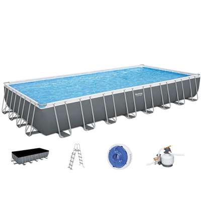 Каркасный бассейн Bestway Power Steel 56623 с фильтрующим насосом