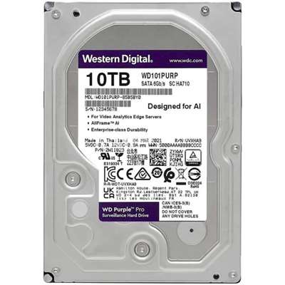 Жесткий диск HDD Western Digital WD101PURP, 10 ТБ