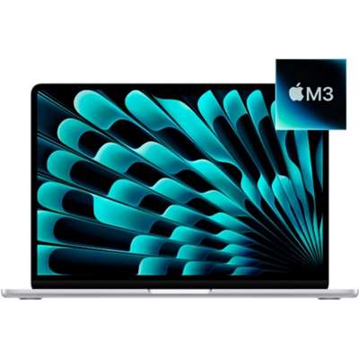 Ноутбук Apple MacBook Air 13″ M3 (2024) 13.6″/Apple M3/8 ГБ/256 ГБ/MacOS, Silver