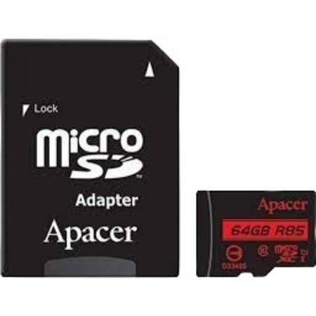Карта памяти Apacer AP64GMCSX10U5-R, 64 ГБ