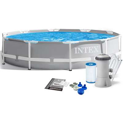 Каркасный бассейн Intex Prism Frame (26712NP) с фильтрующим насосом