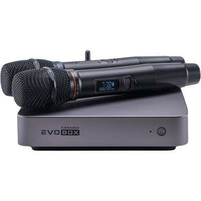 Караоке-система EVOBOX Plus с микрофонами SE 201D (Graphite)