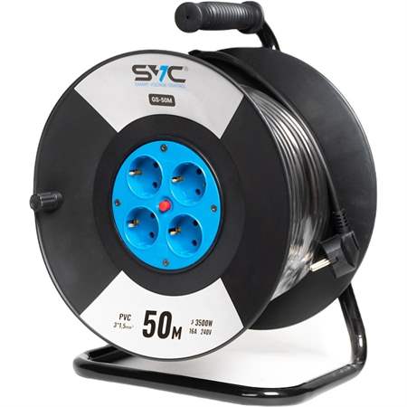 Удлинитель на катушке SVC GS-50M 50м. 240 в.