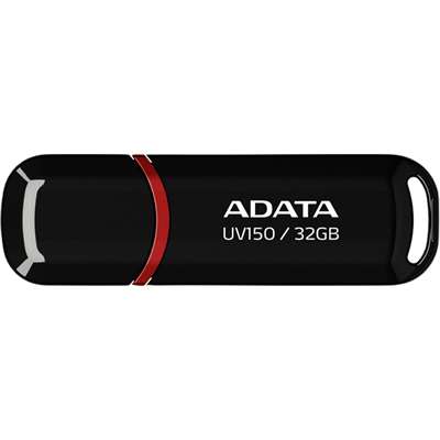 USB флешка USB 3.2 Gen 1 ADATA UV150, 32 ГБ (Black)