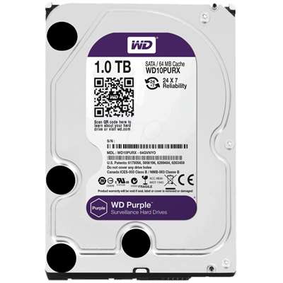 Жесткий диск HDD Western Digital WD10PURX, 1 ТБ