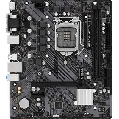 Материнская плата ASRock H510M-HDV/M.2 SE, LGA 1200, MicroATX