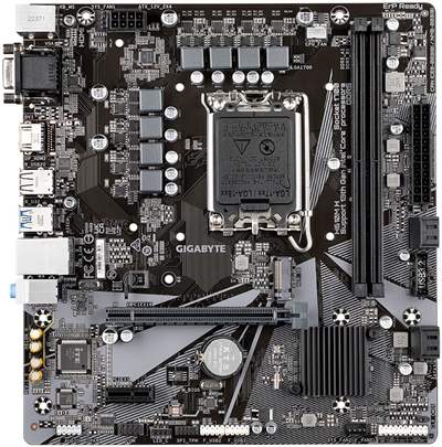 Материнская плата Gigabyte H610M H, LGA 1700, MicroATX