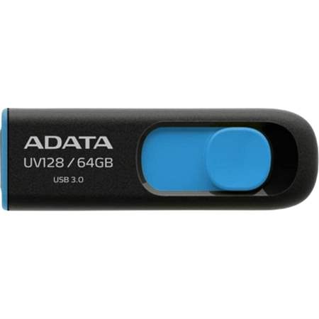 USB флешка 3.2 Gen 1 ADATA UV128, 64 ГБ (Black)