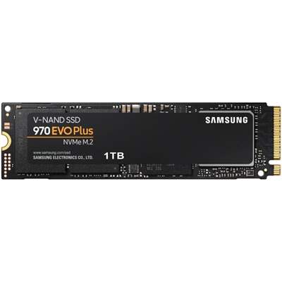 SSD накопитель Samsung 970 EVO Plus, 1 ТБ, M.2 NVMe PCI-E Gen 3x4 (MZ-V7S1T0BW)