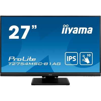 Монитор 27″ iiyama ProLite T2754MSC-B1AG, 1920x1080 (Full HD), IPS, 60 Гц