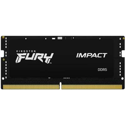 Оперативная память Kingston FURY Impact Black PnP, DDR5 16GB/4800 MHz SO-DIMM (KF548S38IB-16)