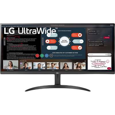 Монитор 34″ LG 34WP500-B, 2560x1080 (UWHD), 21:9, IPS, 75 Гц