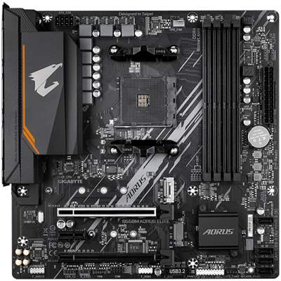 Материнская плата Gigabyte B550M AORUS ELITE, AM4, MicroATX