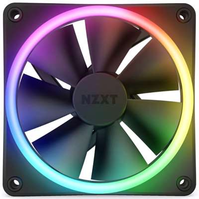 Кулер для корпуса NZXT F120 RGB Duo (RF-D12SF-W1), Ø120 мм, White