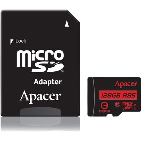 Карта памяти Apacer AP128GMCSX10U5-R, 128 ГБ