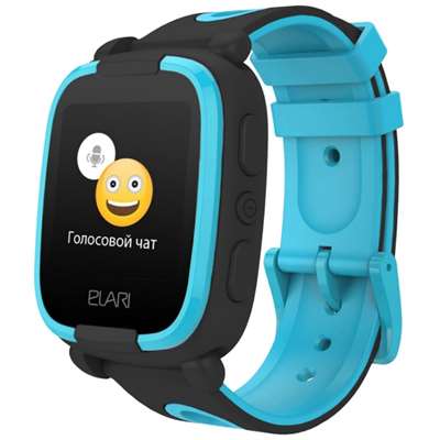 Смарт-часы Elari KidPhone 2 (Black/Blue)