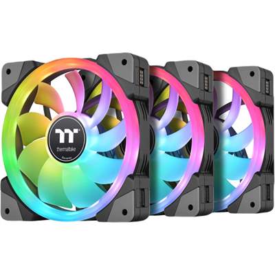 Кулер для корпуса Thermaltake SWAFAN EX12 RGB PC Cooling Fan TT Premium Edition (3 в 1)