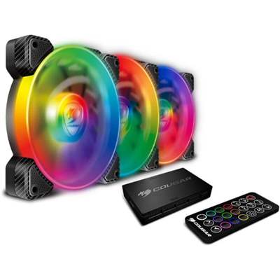 Кулер для корпуса Cougar VORTEX RGB SPB 120 PWM HDB Cooling Kit (3 в 1)