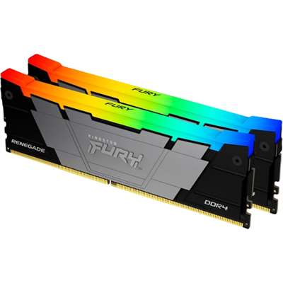 Оперативная память Kingston FURY Renegade RGB Black XMP, DDR4 32GB(2x16GB)/3200MHz DIMM (KF432C16RB12AK2/32)