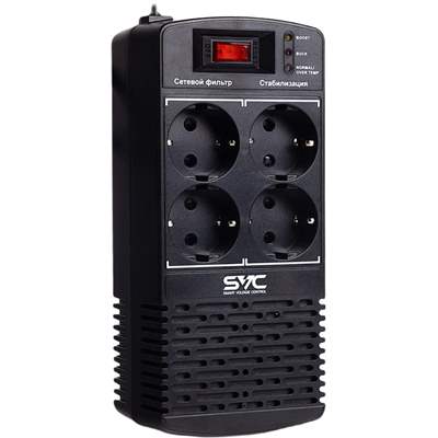 Стабилизатор SVC AVR-600-L (600ВА / 300Вт)
