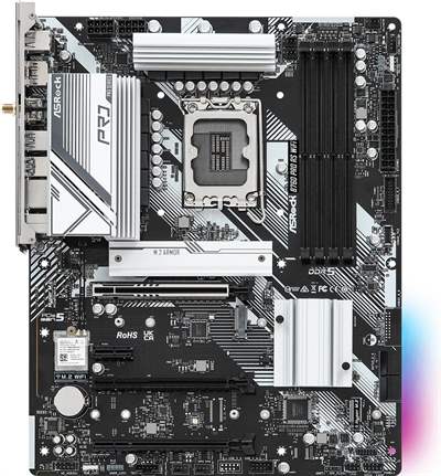Материнская плата ASRock B760 Pro RS WiFi, LGA 1700, ATX