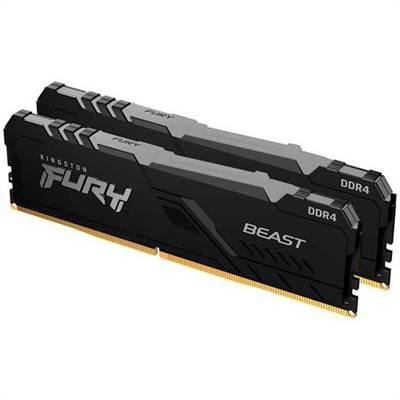 Оперативная память Kingston FURY Beast Black RGB XMP DDR4 32GB (2x16GB)/3200MHz DIMM (KF432C16BB1AK2/32)