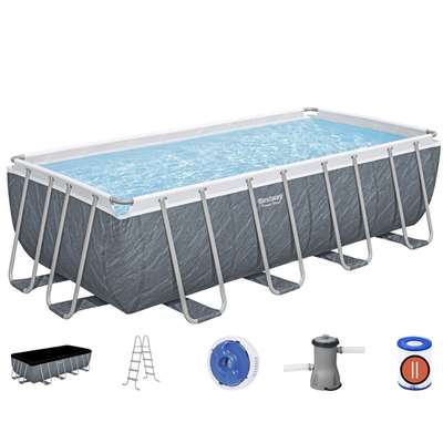 Каркасный бассейн Bestway Power Steel 56996 с фильтрующим насосом