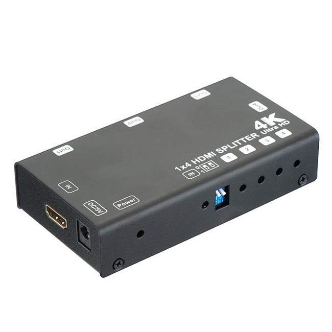 Сплиттер 1x4 HDMI 4K 3D HS-4P4K-60HD3D