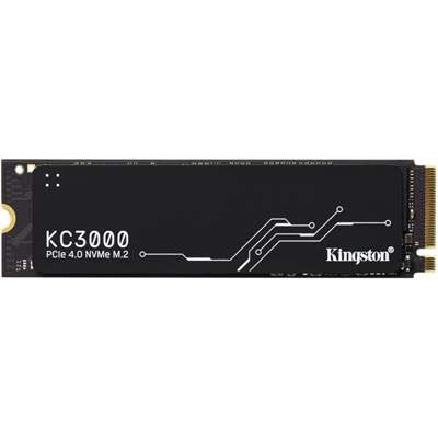SSD накопитель Kingston KC3000, 1 ТБ, M.2 NVMe PCI-E Gen 4x4 (SKC3000S/1024G)