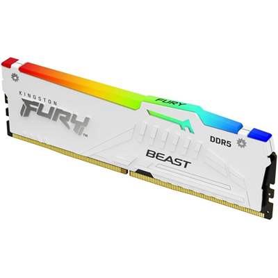 Оперативная память Kingston FURY Beast White RGB XMP DDR5 16GB/5200MHz DIMM (KF552C40BWA-16)