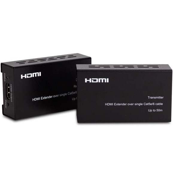 Комплект для передачи HDMI по сети Extender Deluxe HDEX-50m