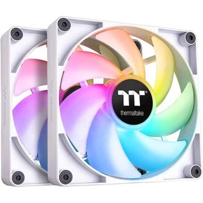 Кулер для корпуса Thermaltake CT140 ARGB Sync PC Cooling Fan, White (2 в 1)