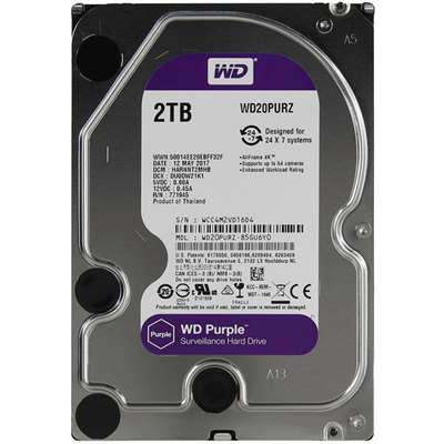 Жесткий диск HDD Western Digital WD20PURZ, 2 ТБ