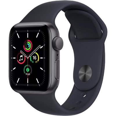 Смарт-часы Apple Watch SE 2-GEN, 44mm Midnight Aluminium Case with Midnight Sport Band (MNK03GK/A)