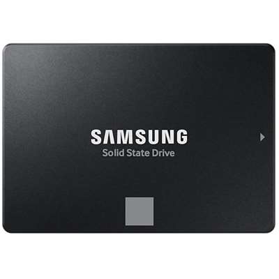 SSD накопитель Samsung 870 EVO SATA 2.5", 2 ТБ, SATA III (MZ-77E2T0BW)