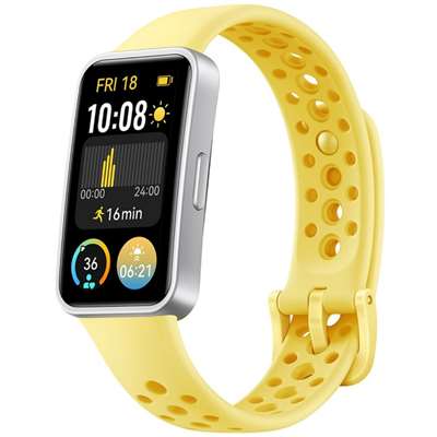 Смарт фитнес-браслет Huawei Band 9 KIM-B19 Yellow Fluoroelastomer Strap