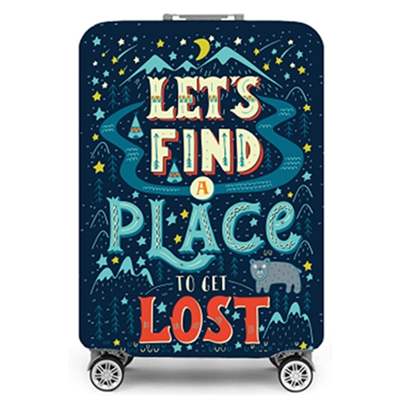 Чехол для чемодана Travelsky Lets Get Lost (L)