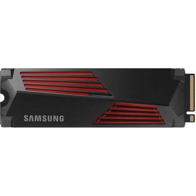 SSD накопитель Samsung 990 PRO с радиатором, 1 ТБ, M.2 NVMe PCI-E Gen 4x4 (MZ-V9P1T0GW)