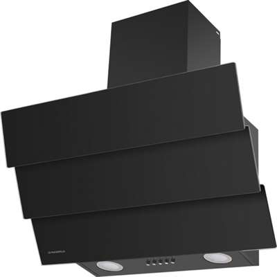 Кухонная вытяжка Maunfeld Cascada Push 60, Черное стекло