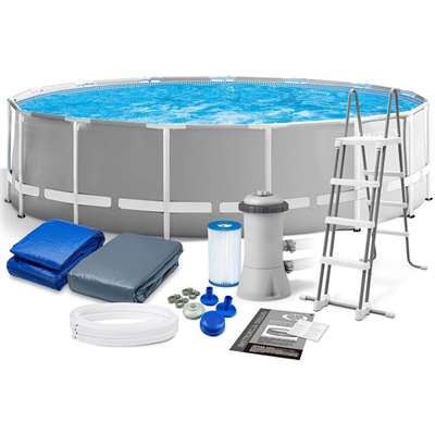 Каркасный бассейн Intex Prism Frame (26726NP) с фильтрующим насосом