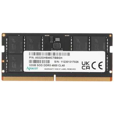 Оперативная память Apacer DDR5 32GB/4800MHz SO-DIMM (FS.32G2A.PTH)
