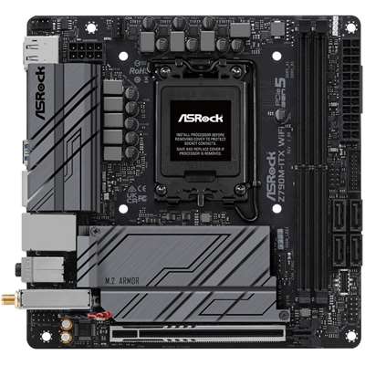 Материнская плата ASRock Z790M-ITX WIFI, LGA 1700, Mini-ITX