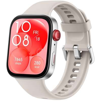 Смарт-часы Huawei Watch Fit 3 SLO-B09 Fluoroelastomer Strap (Moon White)