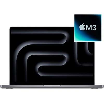 Ноутбук Apple MacBook Pro 14″ M3 (2023) 14.2″/Apple M3/8 ГБ/512 ГБ/MacOS, Space Gray