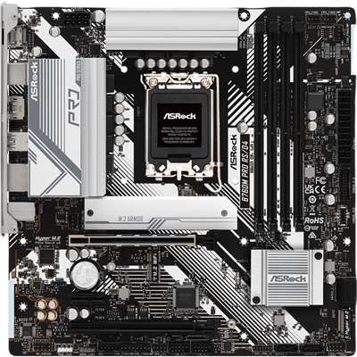 Материнская плата ASRock B760M PRO RS/D4, LGA 1700, MicroATX