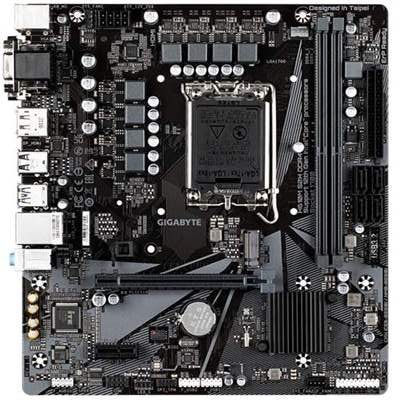 Материнская плата Gigabyte H610M S2H DDR4, LGA 1700, MicroATX