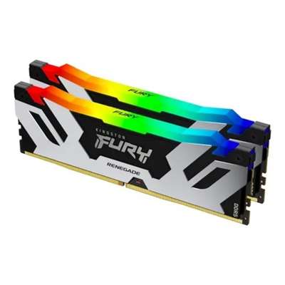 Оперативная память Kingston FURY Renegade Silver/Black RGB XMP, DDR5 96GB (2x48GB)/6000 MHz DIMM (KF560C32RSAK2-96)