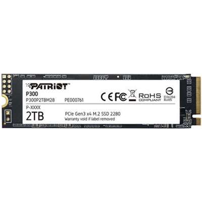 SSD накопитель Patriot P300, 2 ТБ, M.2 NVMe PCI-E Gen 3x4 (P300P2TBM28)