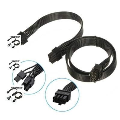 Кабель питания X-Game PCI-e: 8Pin - 2x8Pin (6+2 Pin Mix), 60+20 см (Black)