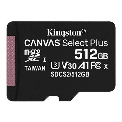 Карта памяти Kingston SDCS2/512GBSP, без адаптера, 512 ГБ